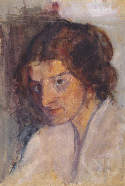 Autoportrait tourné à gauche - Paula Modersohn Becker